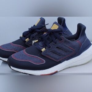 Adidas Ultraboost 22 Halo Shoes Mens S11 Blue Running Cushioned GX9146 Navy
